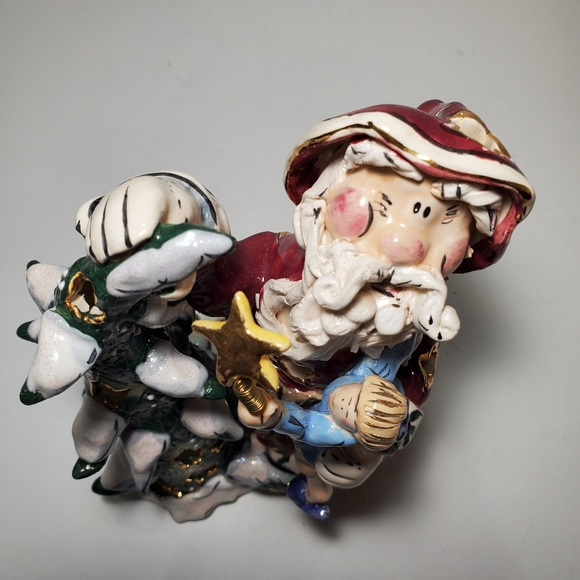 Blue Sky Clayworks Heather Goldminc Santa 2002 - Picture 4 of 6